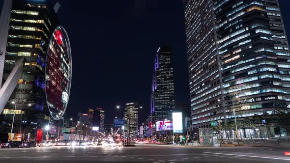 Seoul Night Traffic