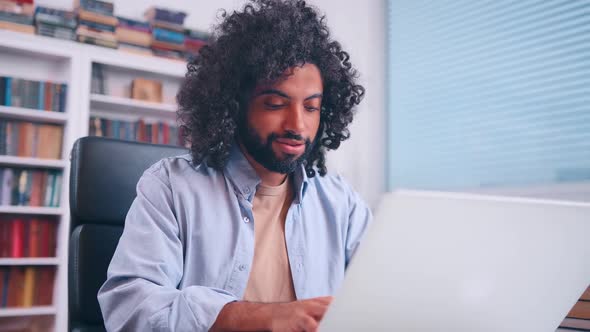 Arabian Entrepreneur Got Shocking News Working on Laptop