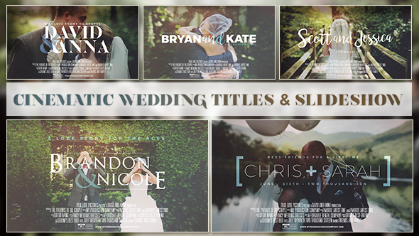 Cinematic Wedding Titles alt