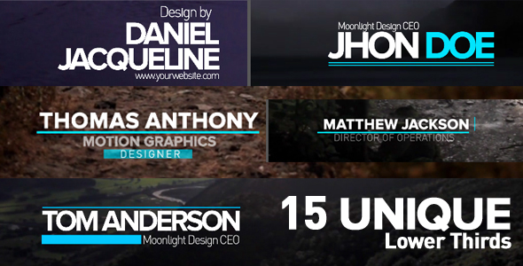 Clean Titles Lower Thirds V2 alt