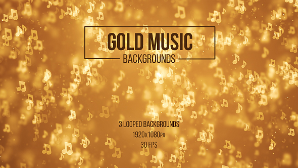 Gold Music Backgrounds