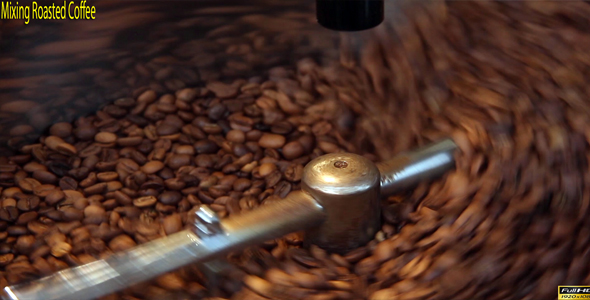 Mixing Roasted Coffee