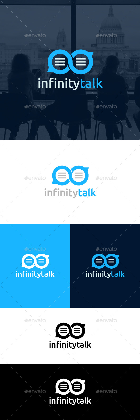 Infinity Talk Logo Template