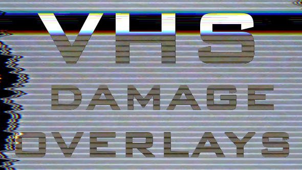VHS Damage Overlays Pack alt