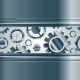 Abstract Tech Metallic Video Animation With Gears Mechanism - VideoHive Item for Sale