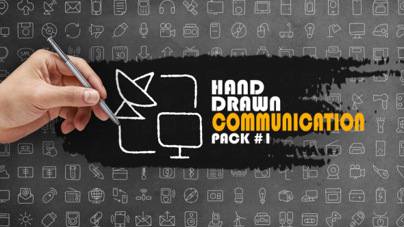Hand Drawn Communication Pack 1
