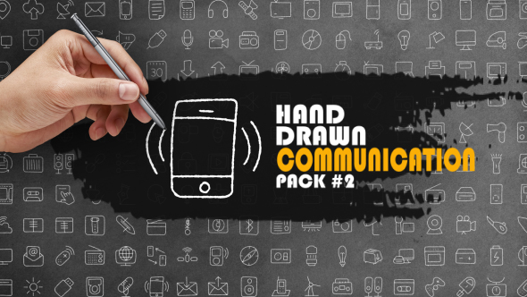 Hand Drawn Communication Pack 2
