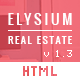 Elysium - Real Estate HTML5 Template - ThemeForest Item for Sale