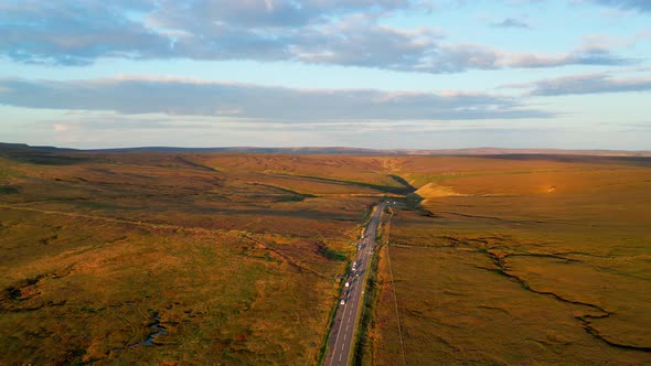 The Endless Fields Around Snake Pass at Peak District National Park  Travel Photography