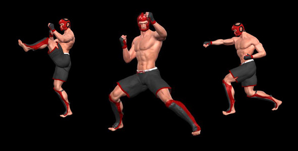 Martial Art - Male Fighter - Combo 02