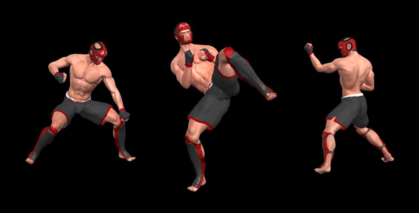 Martial Art - Male Fighter - Combo 03