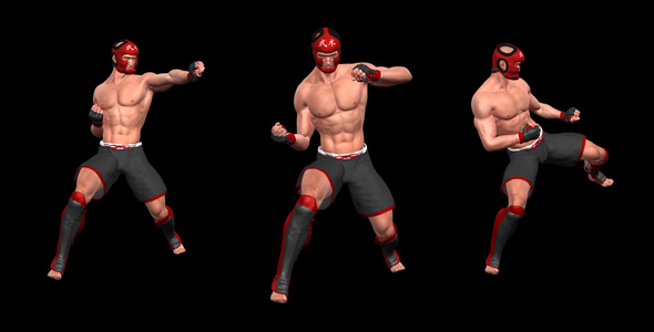 Martial Art - Male Fighter - Combo 05