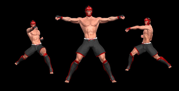 Martial Art - Male Fighter - Combo 06 alt