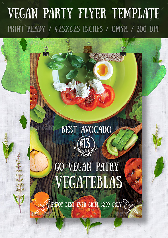 Vegan FlyerPoster Template