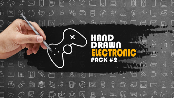 Hand Drawn Electronic Pack 2