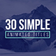 30 Simple Titles - VideoHive Item for Sale