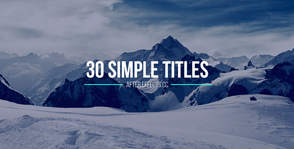 30 Simple Titles