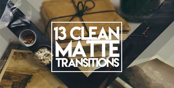 13 Clean Matte Transitions alt