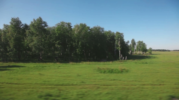 Siberian Landscape - View From Train alt