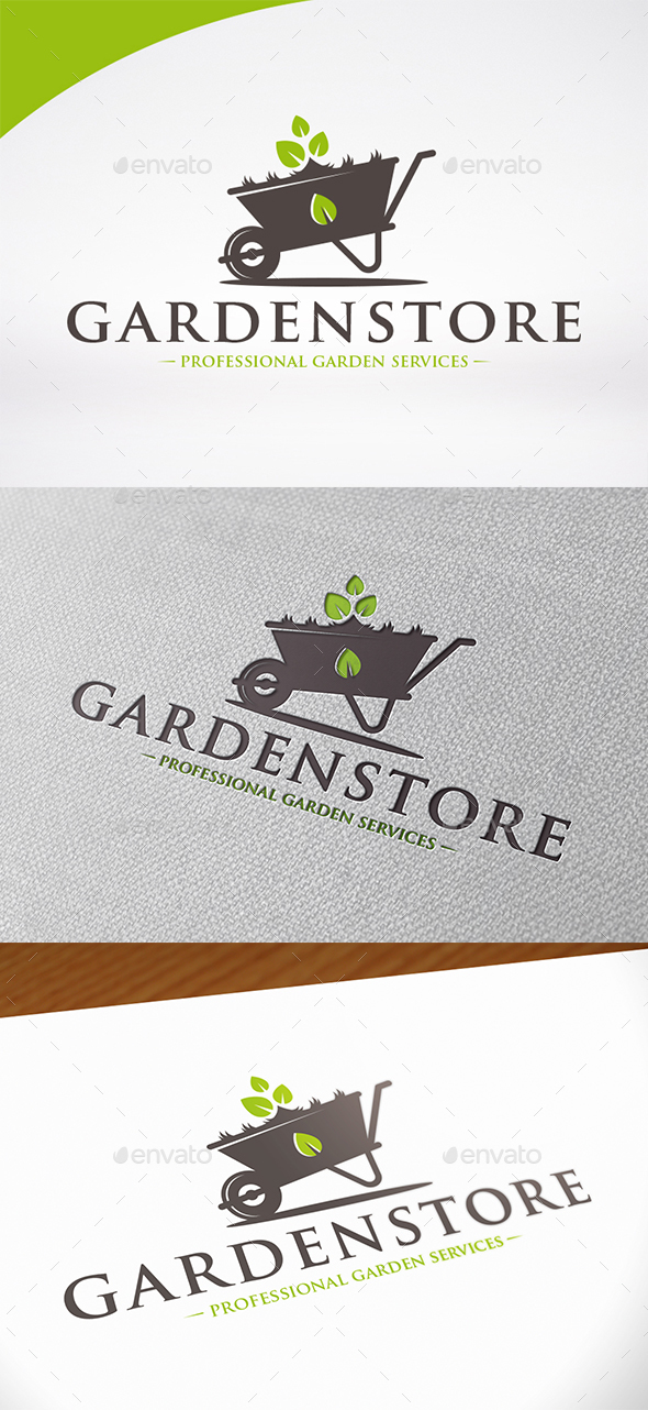 Garden Store Logo Template