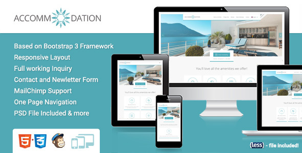 Accommodation Landing Page