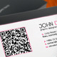 Clean QR Code Business Card - GraphicRiver Item for Sale