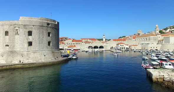 Fort St. Ivan And Old Town Harbour In Dubrovnik 3