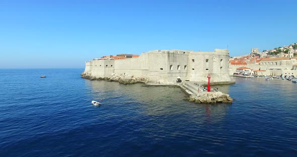 Fort St. Ivan And Old Town Harbour In Dubrovnik 7