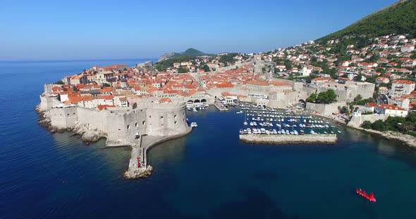 Fort St. Ivan And Old Town Harbour In Dubrovnik 8