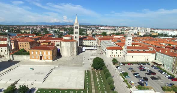 Panorama Of Old City Of Zadar, Croatia 2