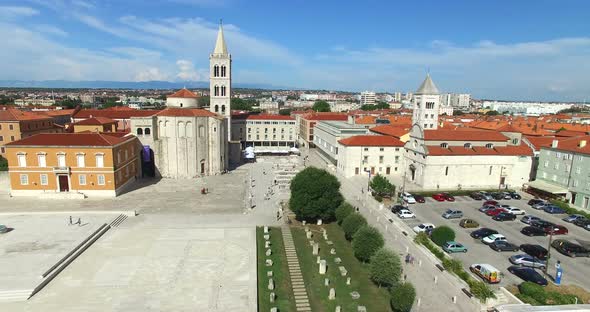 Panorama Of Old City Of Zadar, Croatia 3