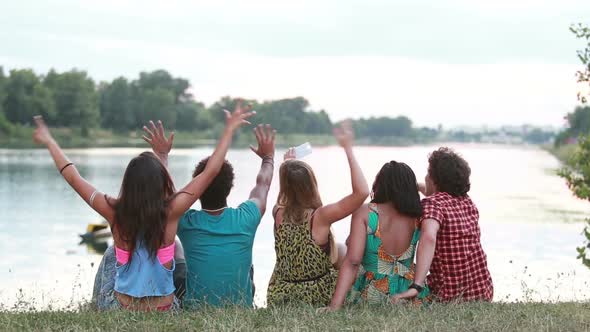 Group Of Friends Having A Great Time Taking Selfies 5