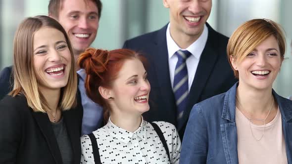 Portrait Of Young Business People Smiling 2