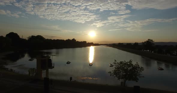 Sunset On Jarun Lake 2