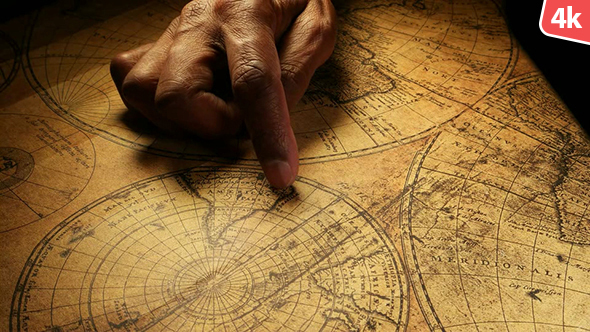 Vintage Old Map 178 alt