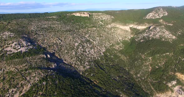 Aerial View Of An Old Hilltop Town Lubenice, Croatia 11