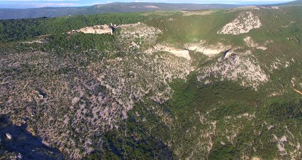 Aerial View Of Fort City Lubenice, Croatia 1