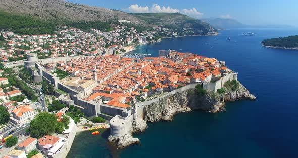 Aerial View Of Old Town Of Dubrovnik 4