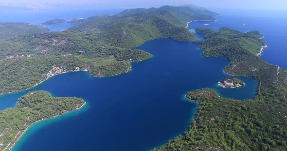 Aerial View Of Beautiful Mljet Island, Also Called Green Island, Croatia 4