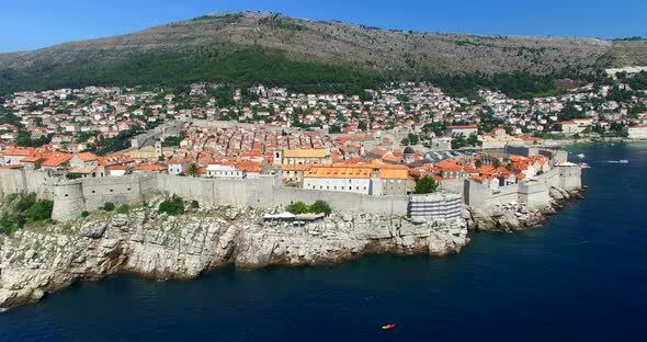Aerial View Of Beautiful Old Town Of Dubrovnik 5