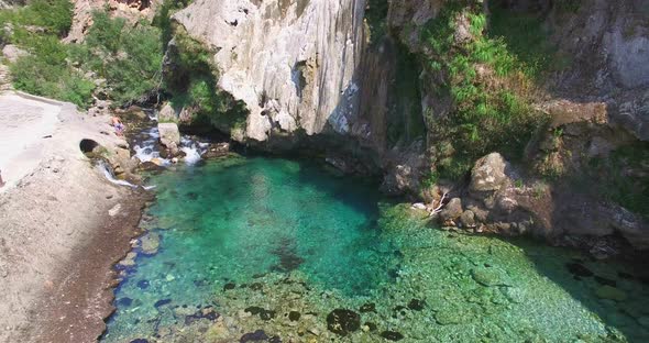 Aerial View Of Source Of River Krka 1