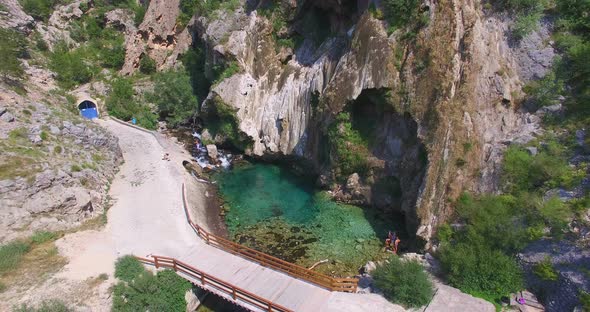 Aerial View Of Source Of River Krka 2