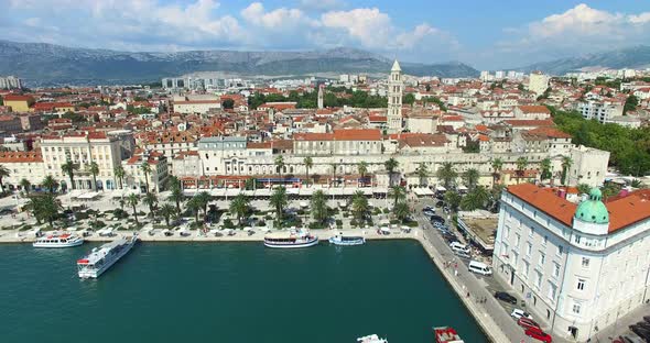 Aerial View Of Split, Croatia 3