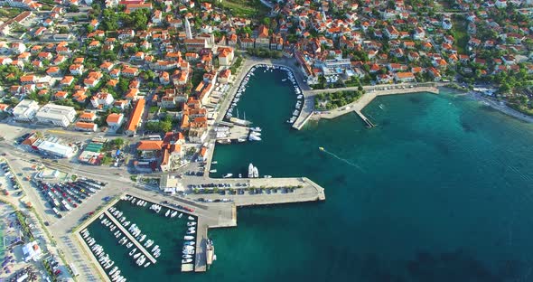 Aerial View Of Supetar On Island Of Brac, Croatia 10