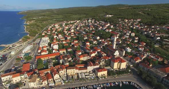 Aerial View Of Supetar On Island Of Brac, Croatia 4