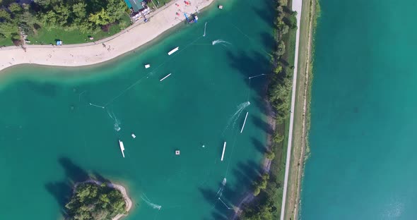 Aerial View Of Wake Park Jarun 10