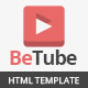 Betube Video HTML Template - ThemeForest Item for Sale