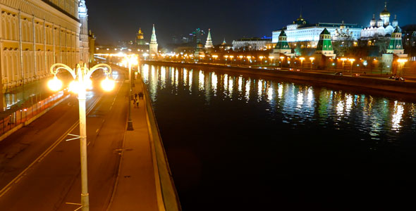 Kremlin Night Moscow