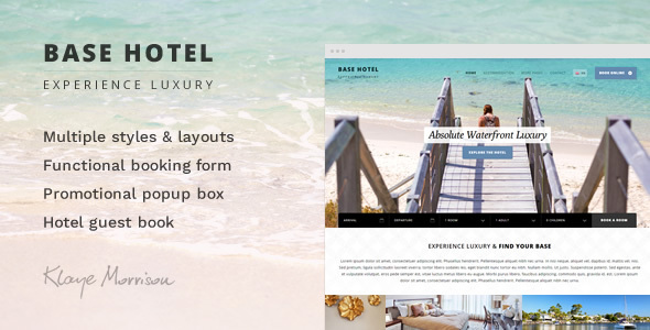 Base Hotel - szablon HTML