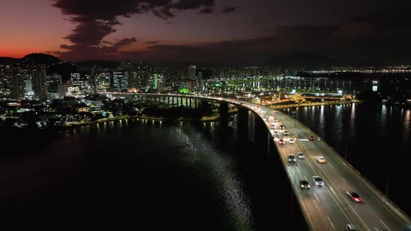 Third bridge landmark of Vitoria state of Espirito Santo Brazil.